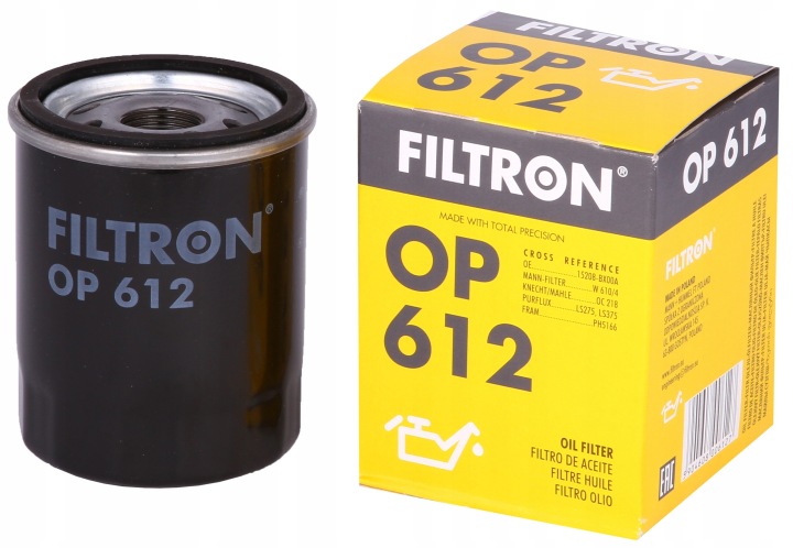 FILTRE HUILES FILTRON OP612 W6104