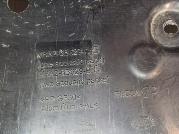 JAGUAR F PACE LIFT VELAR M8A2 PLAQUE PROTECTION CALANDRE SOUS KAROSERIE MOTEUR