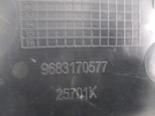 CITROEN C3 PICASSO BOÎTE À GANTS PASSAGER NOIR 9683170577