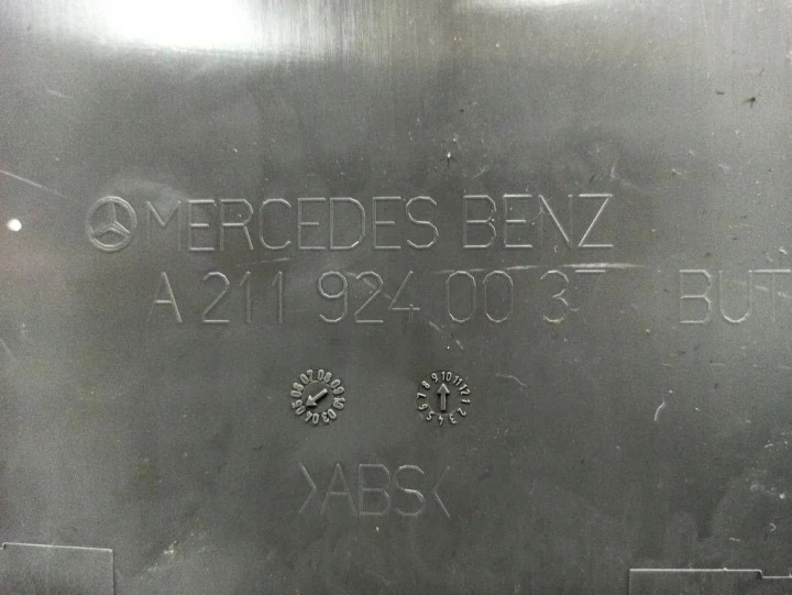 ÉLÉMENTS SIÈGES MERCEDES-BENZ CLS (C219) A2119240037 34314078 3.0L 2005