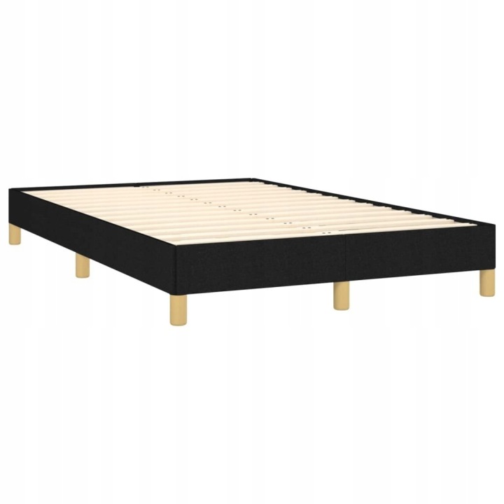 PALIER KONTYNENTALNE AVEC MATERACEM, NOIR 120X190 CM, TISSU LUMARKO!
