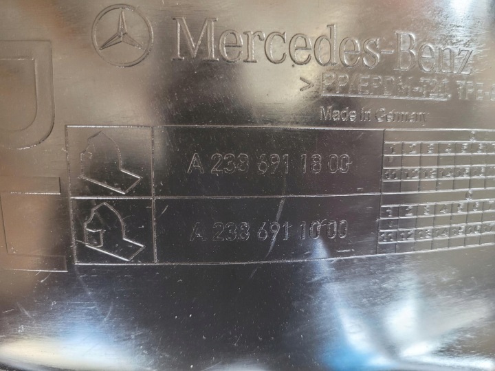 PASSAGE DE ROUE AVANT DROIT AVANT DROIT MERCEDES W213 E 220 D 2.0 CDI