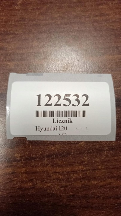 HYUNDAI I20 1.2 COMPTEUR 940031J280