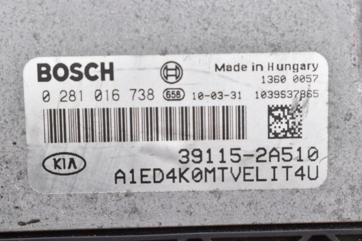 CONTRÔLEUR ORDINATEUR MOTEUR 39115-2A510 KIA CEED 1 I 1.6 CRDI 90 KM 10-12