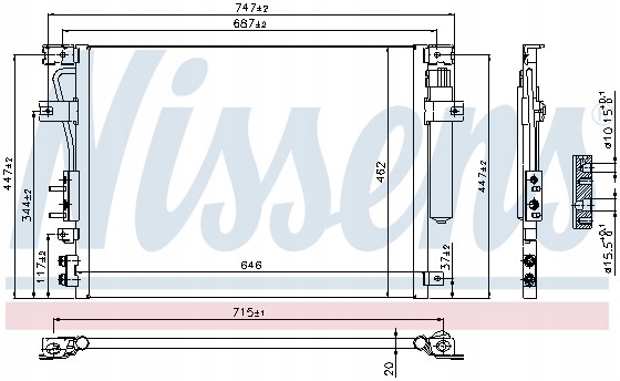 CONDENSADOR NISSENS 940348 