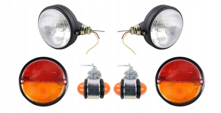 ENSEMBLE KIT PHARE URSUS C-330 C330 MÉTALLIQUE