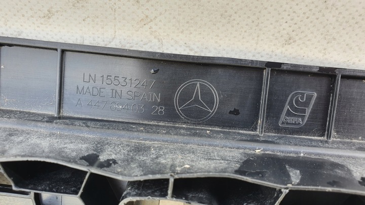MERCEDES VITO W447 PROTECTION COURROIE ARRIÈRE ARRIÈRE ORIGINE