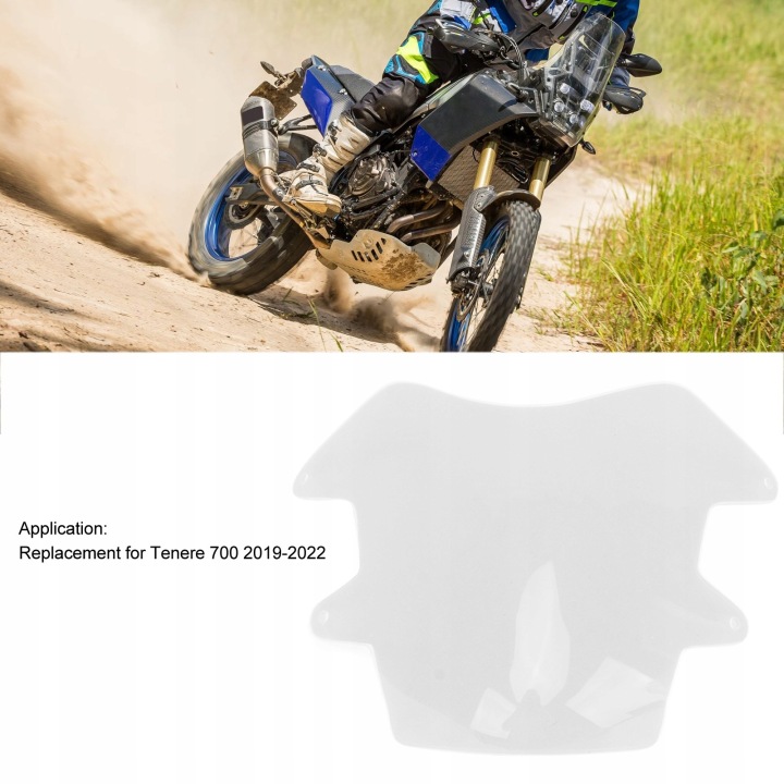 PROTECTION PHARES POUR YAMAHA TENERE 700 2019-2022 TRANSPARENT
