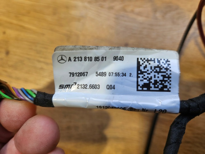 MERCEDES W213 RÉTROVISEUR GAUCHE CAMÉRA 14 GOUPILLE 3 ANT 10+4+1+1+1 A2138108501