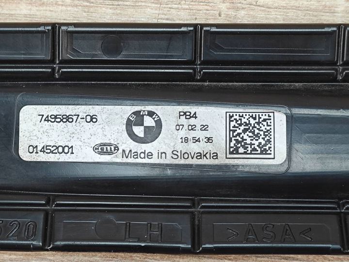AMPOULE RÉTROÉCLAIRAGE SEUIL GAUCHE REVÊTEMENT SEUIL BMW 4 G23 33KM M-PAK 5A09225