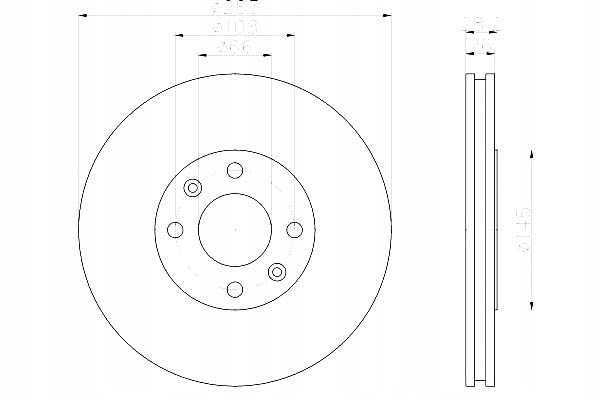 HELLA PAGID SET DISC BRAKE E169005 4246 photo 2 - milautoparts-fr.ukrlive.com