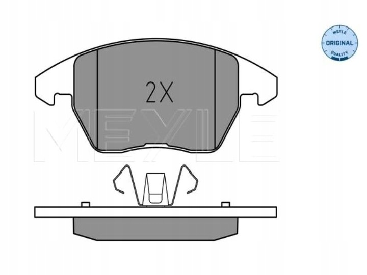 ZAPATAS DE FRENADO MEYLE PARTE DELANTERA CITROEN C4 2,0 04-11 