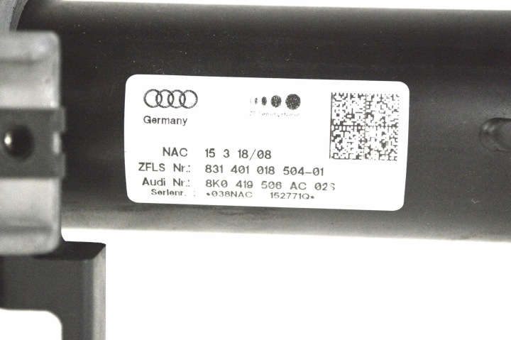 AUDI A4 S4 B8 8K 2008 PIÈCE MÉCANIQUE SYSTÈMES DIRECTION