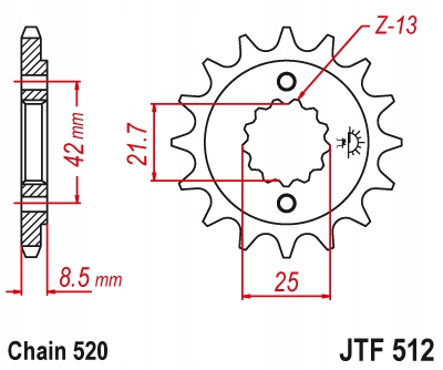 DRIVING GEAR SET DID SILENCER DRGAN JT KAWASAKI GPZ500S EX500 1987 - 1993 photo 2 - milautoparts-fr.ukrlive.com