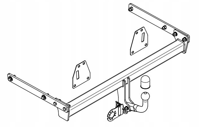 1800KG BARRA DE REMOLQUE HOLOWNICZY+MODUL +WIAZKA TOYOTA COROLLA UNIVERSAL E21 OD2019+HYBRID 