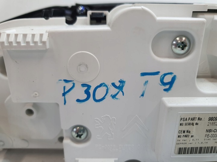 COMPTEUR TABLEAU DE BORD PEUGEOT 308 T9 9809139280