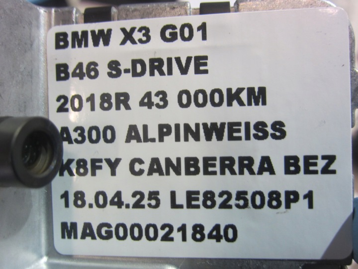 BMW X3 G01 G30 G02 MODULE CONTRÔLEUR CAMÉRAS KAFAS 9108202 9496624 6659496624