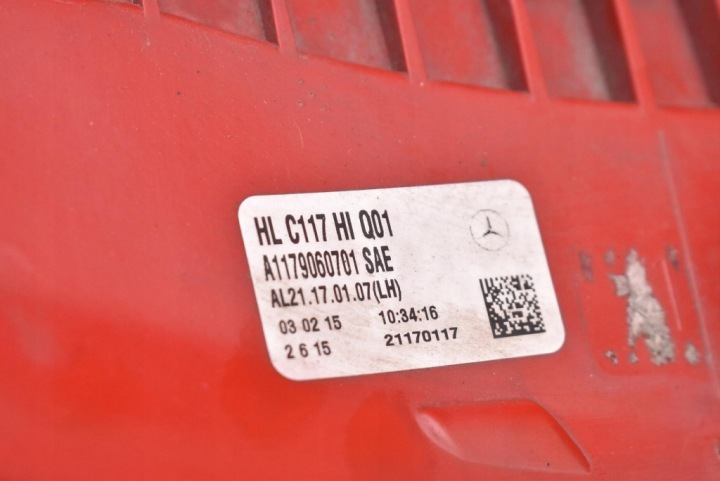 PHARE GAUCHE ARRIÈRE ARRIÈRE LED A1179060701 MERCEDES CLA C117 BERLINE AMG 13-16