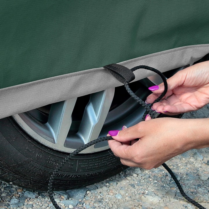 MEMBRANOWY NIEPRZEMAKALNY HOUSSE MEMBRANE GARAGE BERLINE COMPACTE 355-380 CM GANTS JEDNORAZOWE NITRYLOWE SORIMEX R. GAUCHE 2 PCS