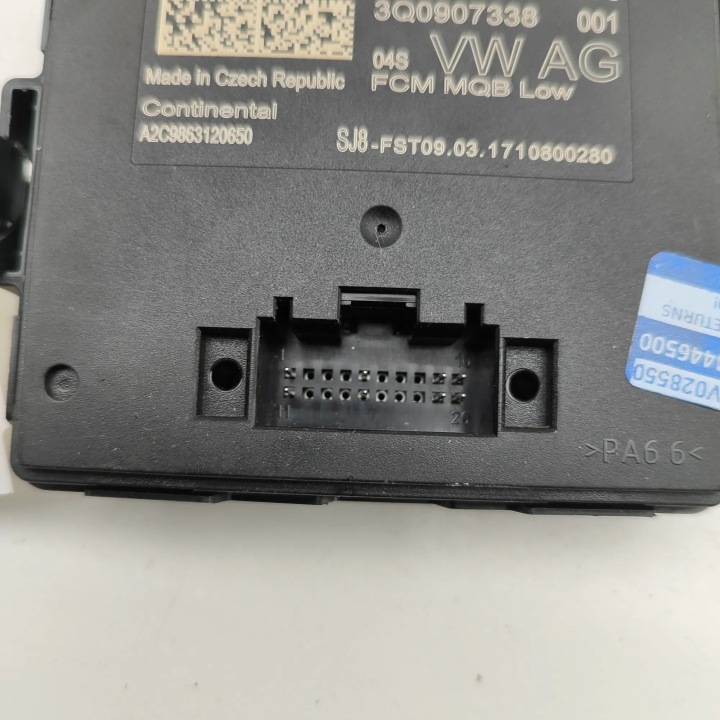 MODULE DE COMMANDE D'ÉCLAIRAGE SKODA SUPERB III ESTATE (3V5) A2C9863120650 31600700 2.0L