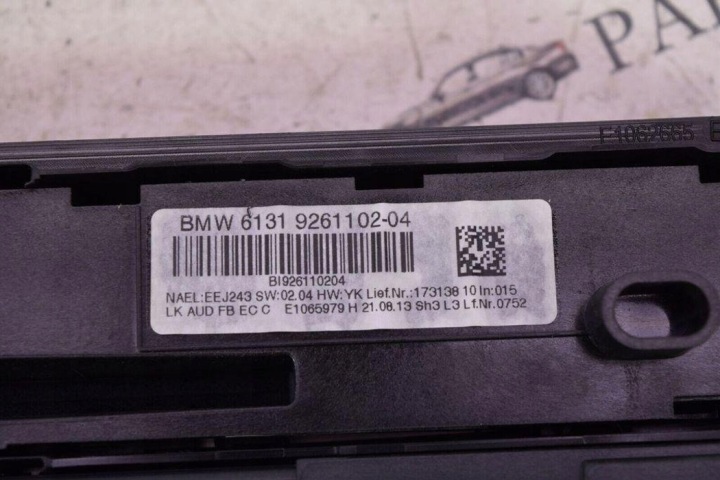 AUTRE MODULES BMW 3 (F30, F80) 9261102 2012