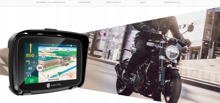 NAVITEL G590 MOTO GPS NAVIGATION EUROPE SUR MOTEUR MOTOCYCLETTE HYDROFUGE