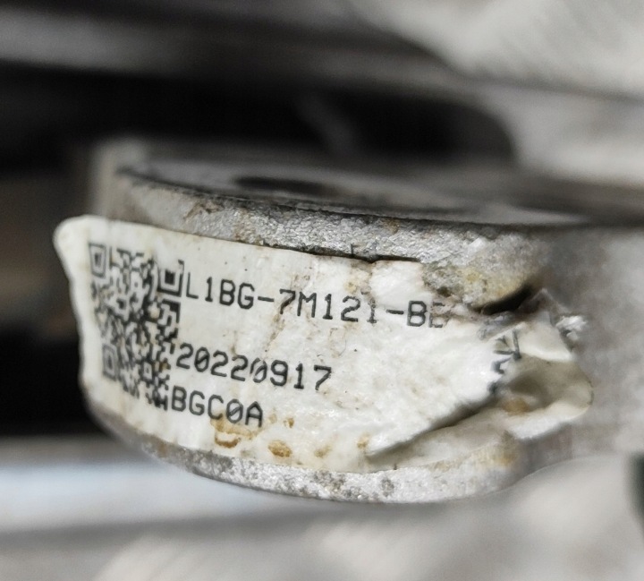 FORD PUMA 2022 GAUCHE CÔTÉ SUPPORT FIXATION MOTEUR
