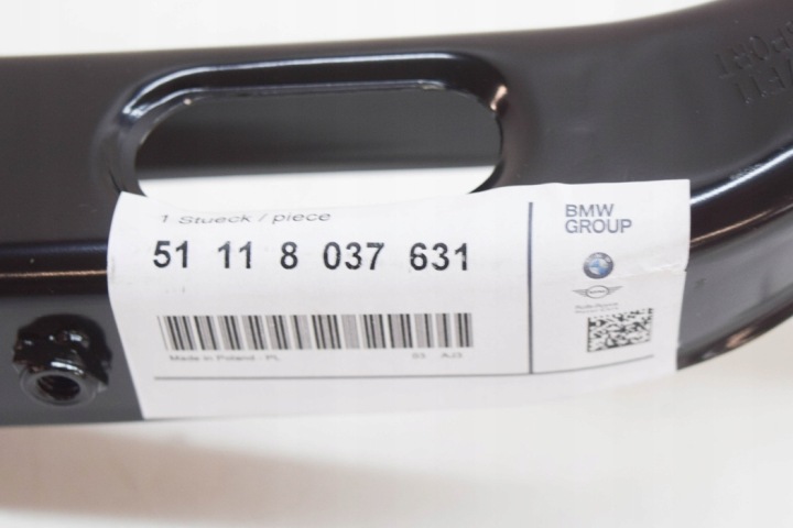 BMW 5 F10 AVANT PARE-CHOCS M SPORT INFÉRIEUR PARE-CHOCS 51118037631 NEUF ORYGINALN