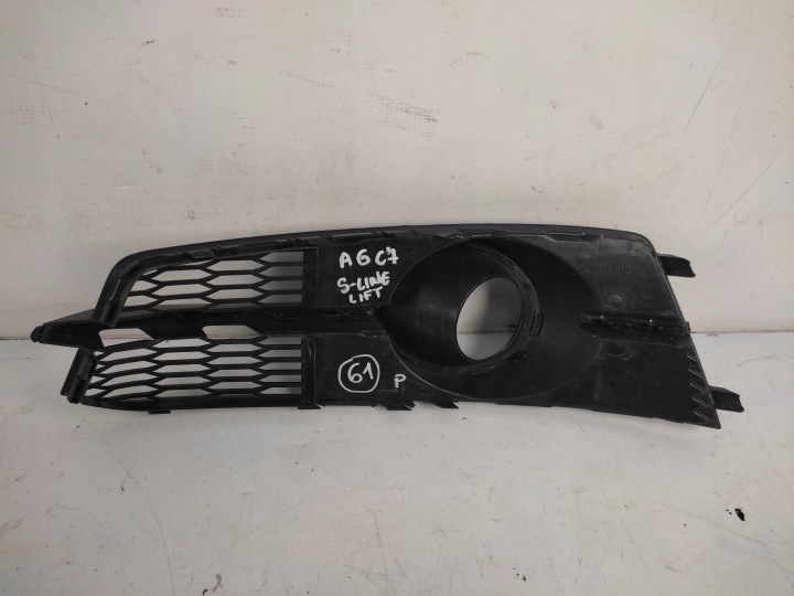 AUDI A6 C7 LIFT S-LINE GRILLE PARE-CHOCS AVANT AVANT DROITE NOIR 4G0 14-