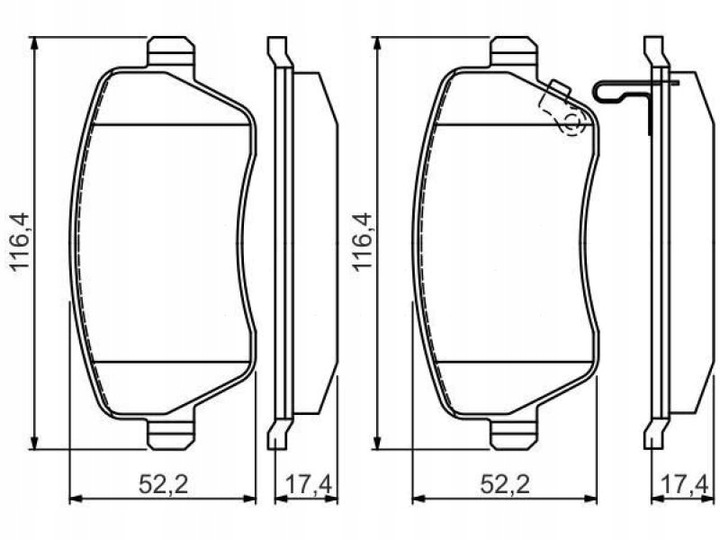 ZAPATAS PARTE DELANTERA NISSAN MICRA IV 1.2 10-19 V 0.9-1.5 16-20 