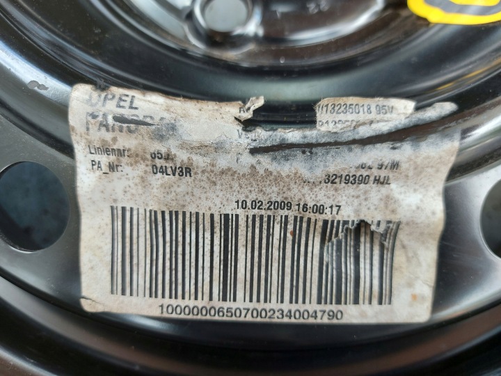 OPEL INSIGNIA A KOLO RÉGLAGE 125/80/16 97M 5X120 ET41