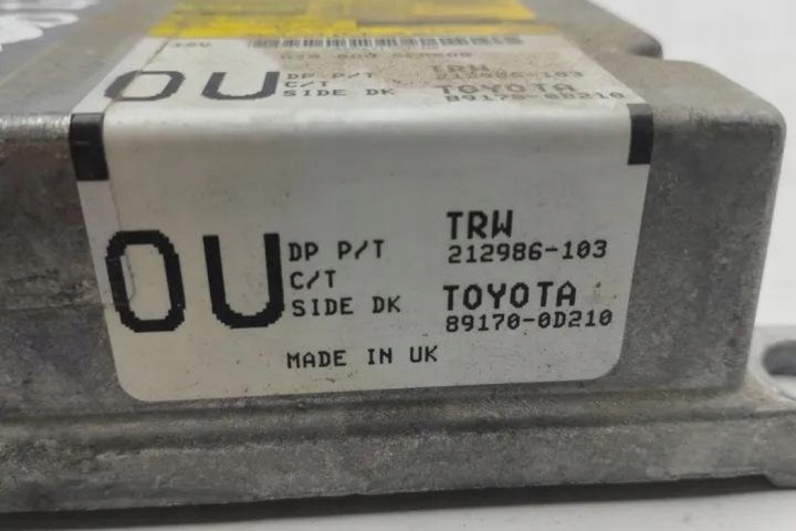 MODULE AIRBAG TOYOTA YARIS (_P1_) 891700D210 1.4L DIESEL 55KW 2007