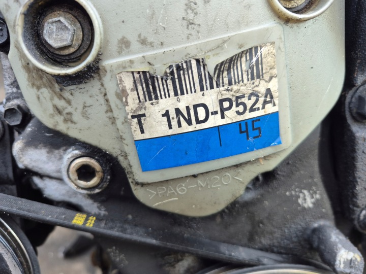 TOYOTA YARIS I MOTEUR 1.4 1ND P52A