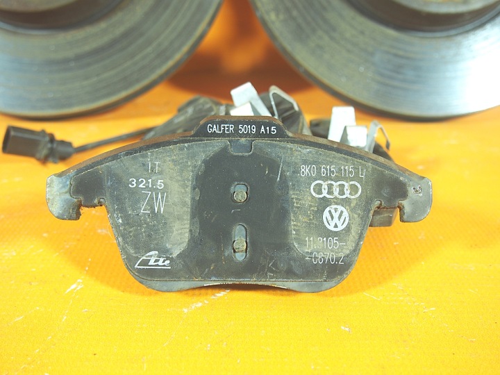AUDI A5 8T 16KM DISQUES FREIN AVANT 314MM PLAQUETTES 8W0615301G 8K0615301