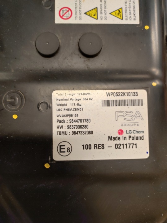BATTERIE BATTERIE ASTRA GAUCHE VI 6 1.6 THP HYBRIDE HAYON
