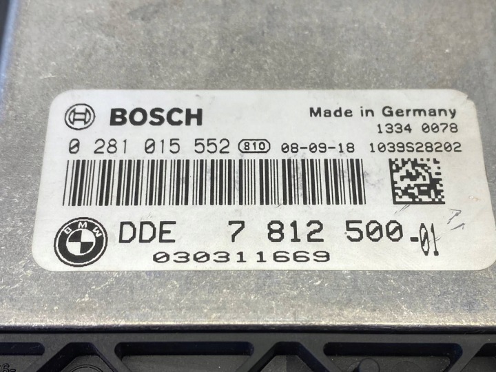 CONTRÔLEUR MODULE ORDINATEUR MOTEUR BMW 3 E90 E91 BMW 5 E60 E61 781250001