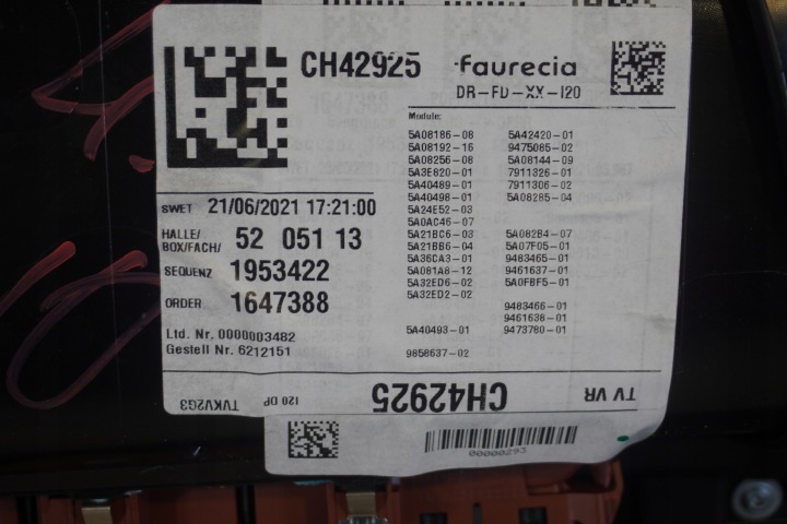 COLLECTEUR GARNITURE PORTES BMW IX I20 HARMON/KARDON