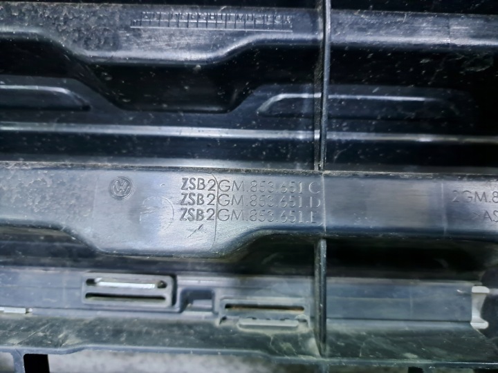 VW T-CROSS 2GM PARE-CHOCS AVANT AVANT CALANDRE GRILLE 2GM853651