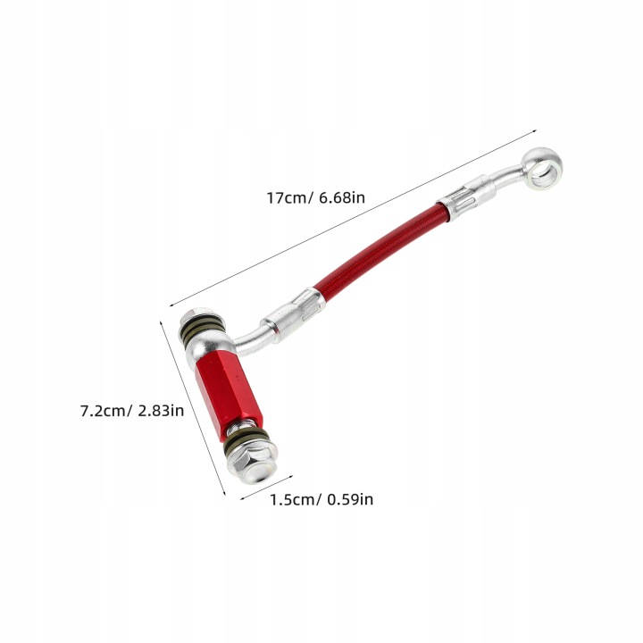 LATWY ASSEMBLAGE ROUGE RALLONGE CONNECTEURS FILS DE FREIN MOTOCYCLETTE