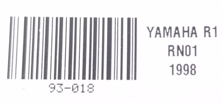 YAMAHA R1 RN01 98R FIL DE FREIN 70CM