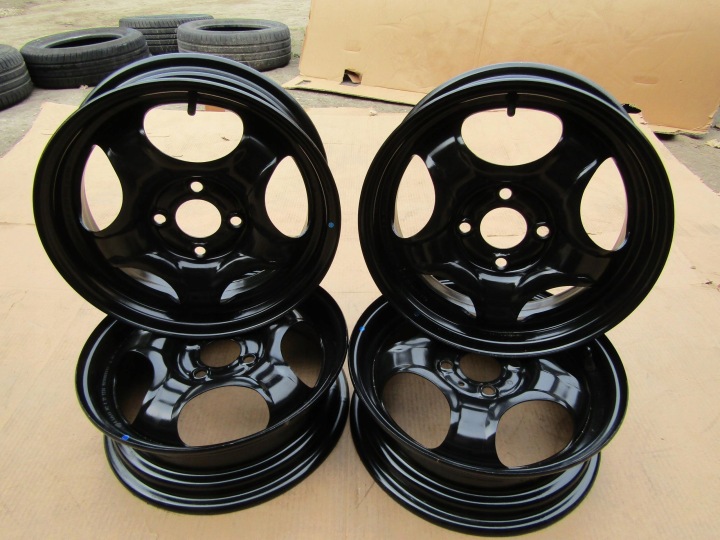 4× JANTE ACIER DACIA OE DACIA SPRING 4.5″ X 14″ 4X100 ET 37