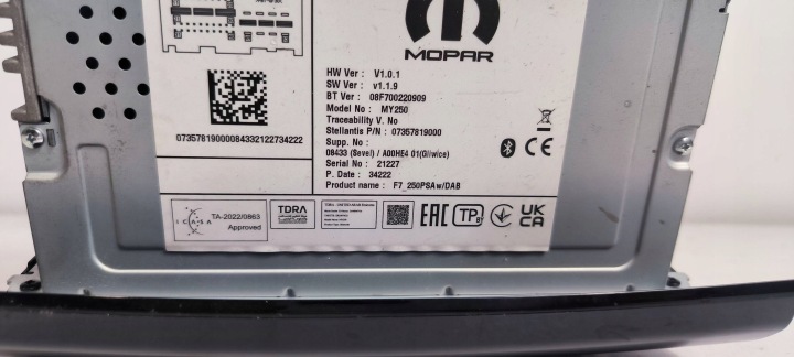 RADIO FIAT DUCATO CITROEN JUMPER FIAT 500