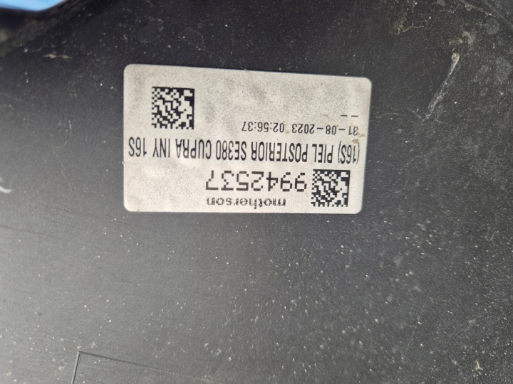 CUPRA LEON PARE-CHOCS TYLNY.5FA.807.417E. 2023