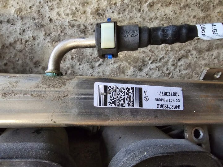 JEEP RENEGADE 15- COLLECTEUR ADMISSION PAPILLON DES GAZ MOULURE INJECTION 2.4 USA