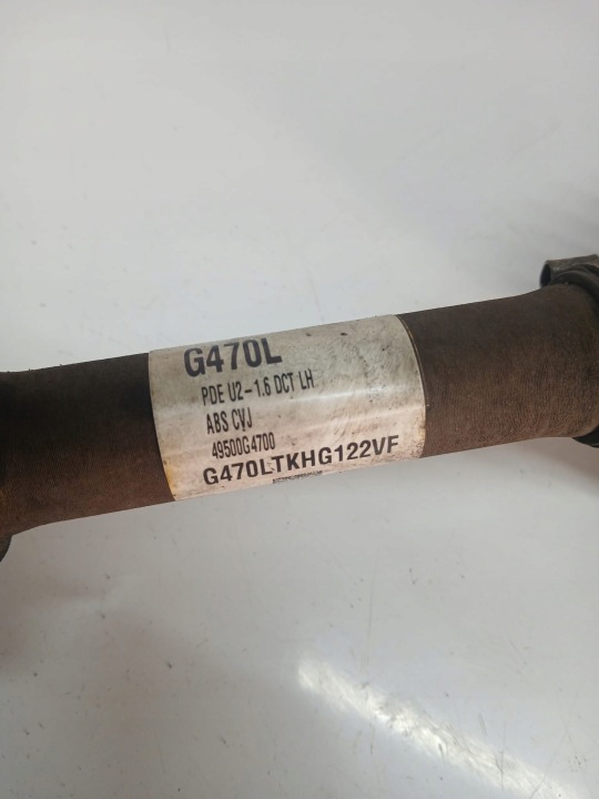 49500-G4700 DEMI-ARBRE GAUCHE AVANT COURTE KIA CEED III 1.6 CRDI AUTOMATE