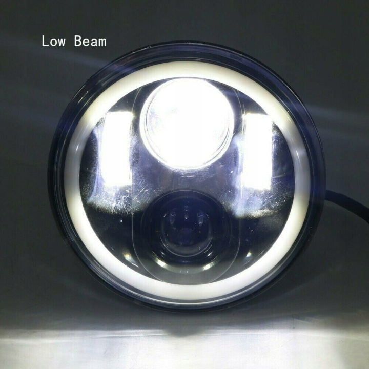 HEADLAMP PHARE AVANT MOTOCYCLETTE H4 LED 5.75IN