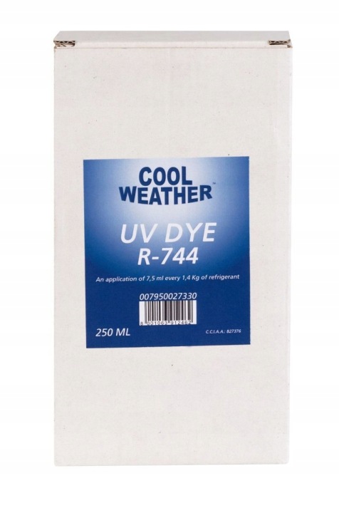 BARWNIK UV 250 ML, CO2 R744 KONTRAST DWUTLENEK WEGLA