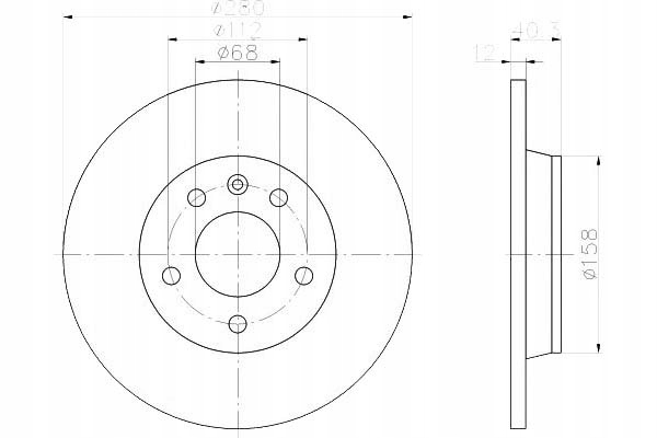 DISQUES DE FREIN TEXTAR 7D0615601 701615601 A B photo 1 - milautoparts-fr.ukrlive.com