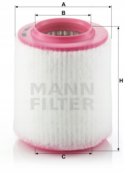 MANN-FILTER MANN-FILTER C 1652/2 FILTRE AIR