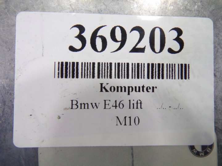 BMW E46 LIFT 2.0 DIESEL 150KM ORDINATEUR CONTRÔLEUR MOTEUR DDE7789572